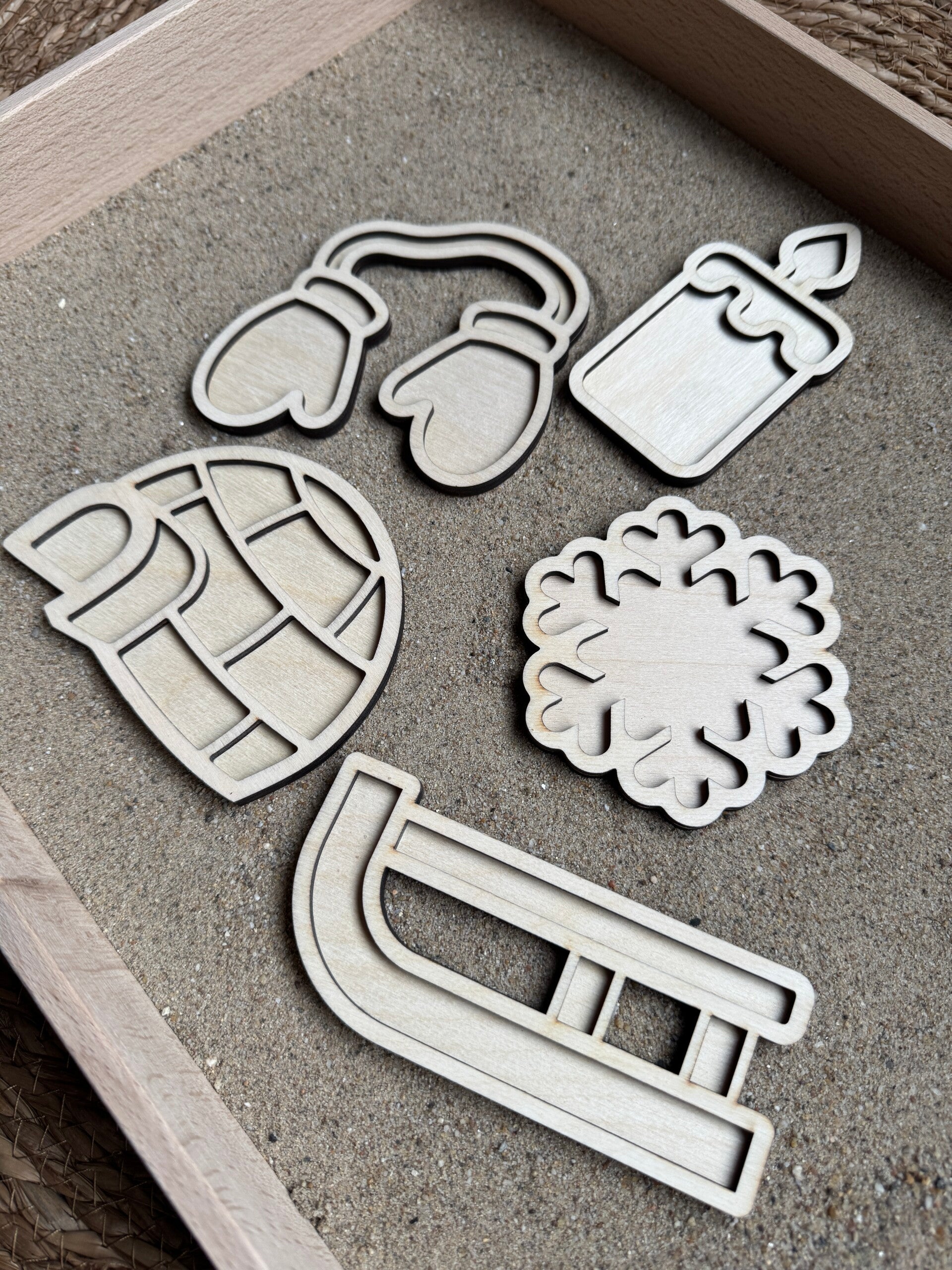 Winter vulvormen set 2