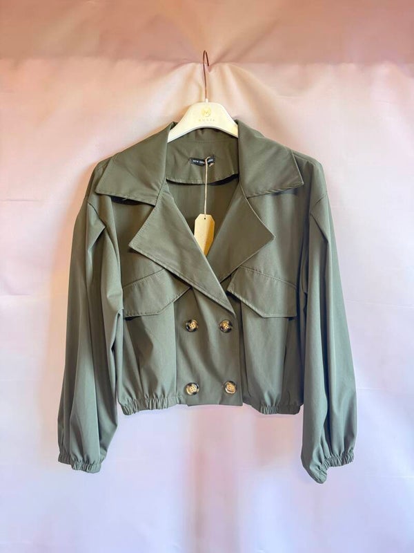 CROPPED JACKET ARMY