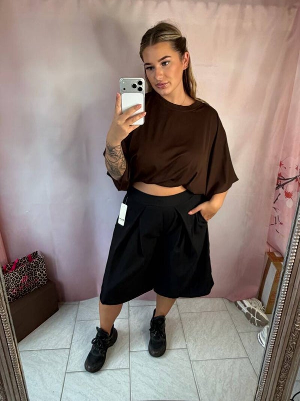 VLINDER TOP CHOCO