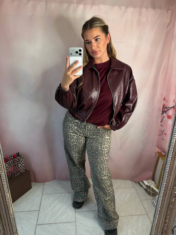 BOTTEGA JACKET BORDEAUX