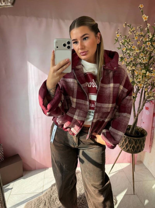 RUIT JACKET - BORDEAUX