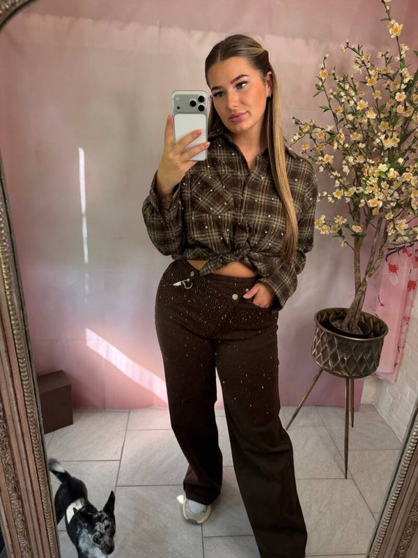 ROMY BLOUSE - CHOCO
