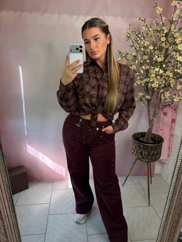 SPARK JEANS - BORDEAUX