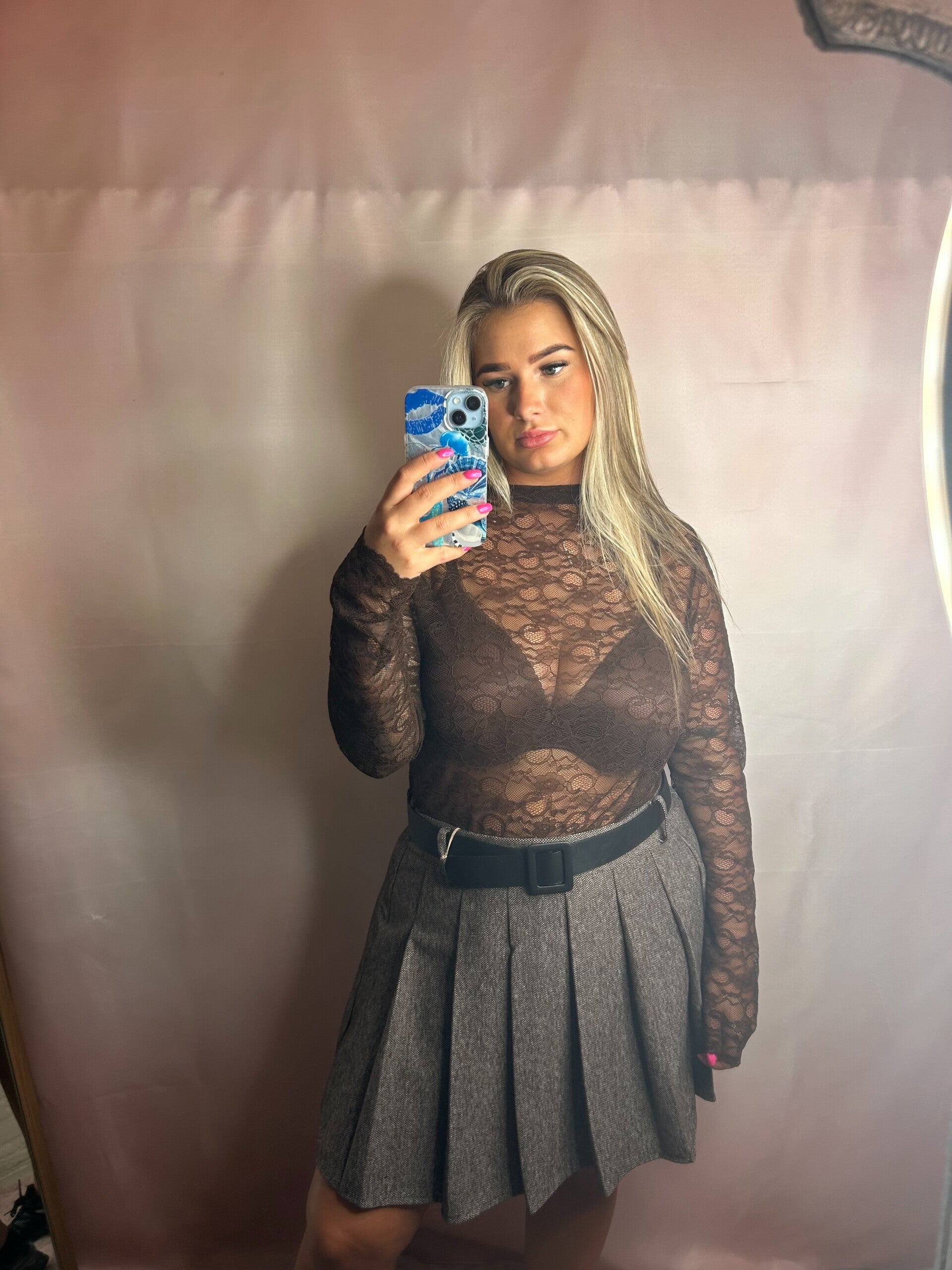 ROMEE TOP KANT - BROWN