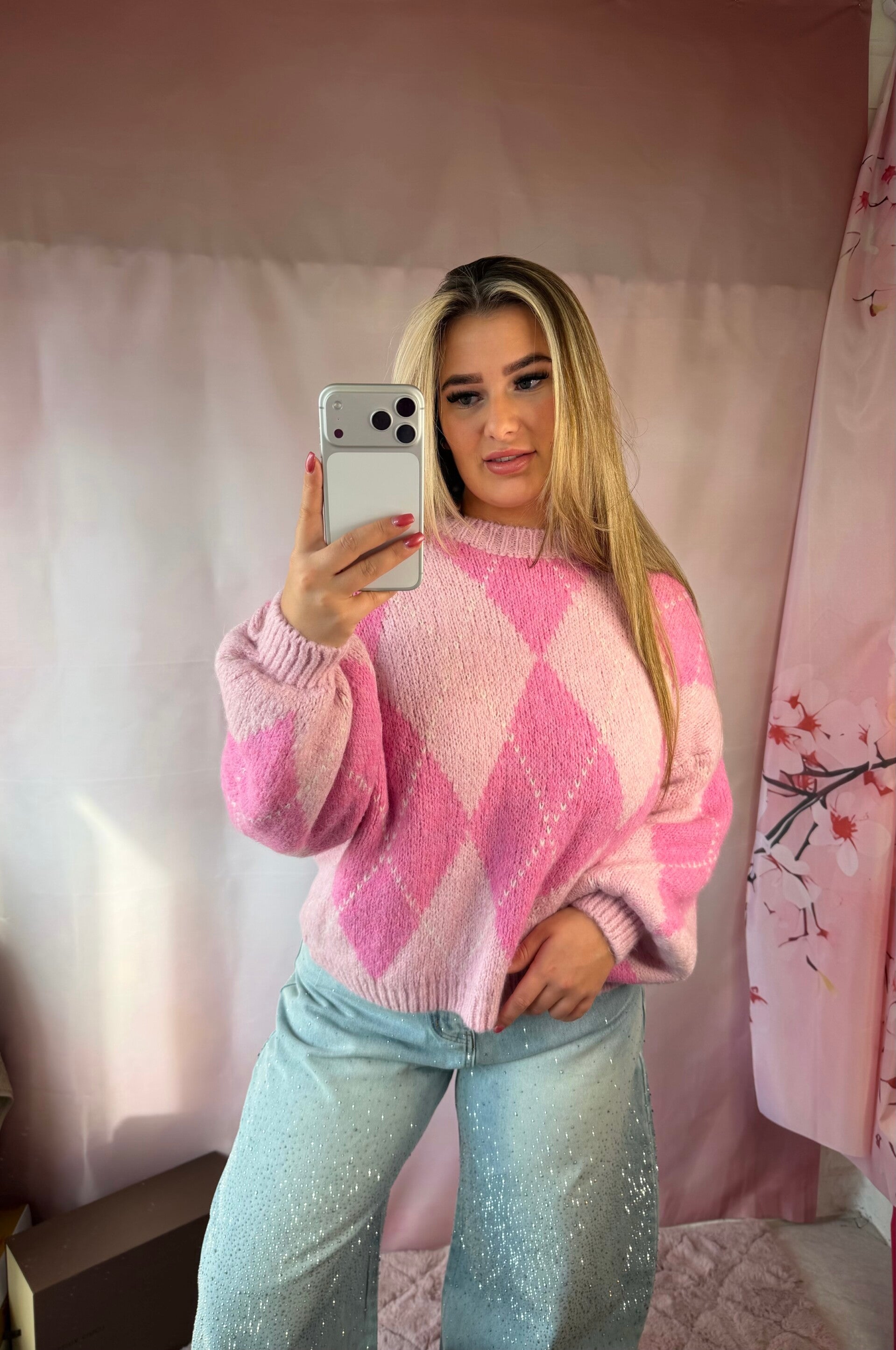 CHLOE PINK KNIT