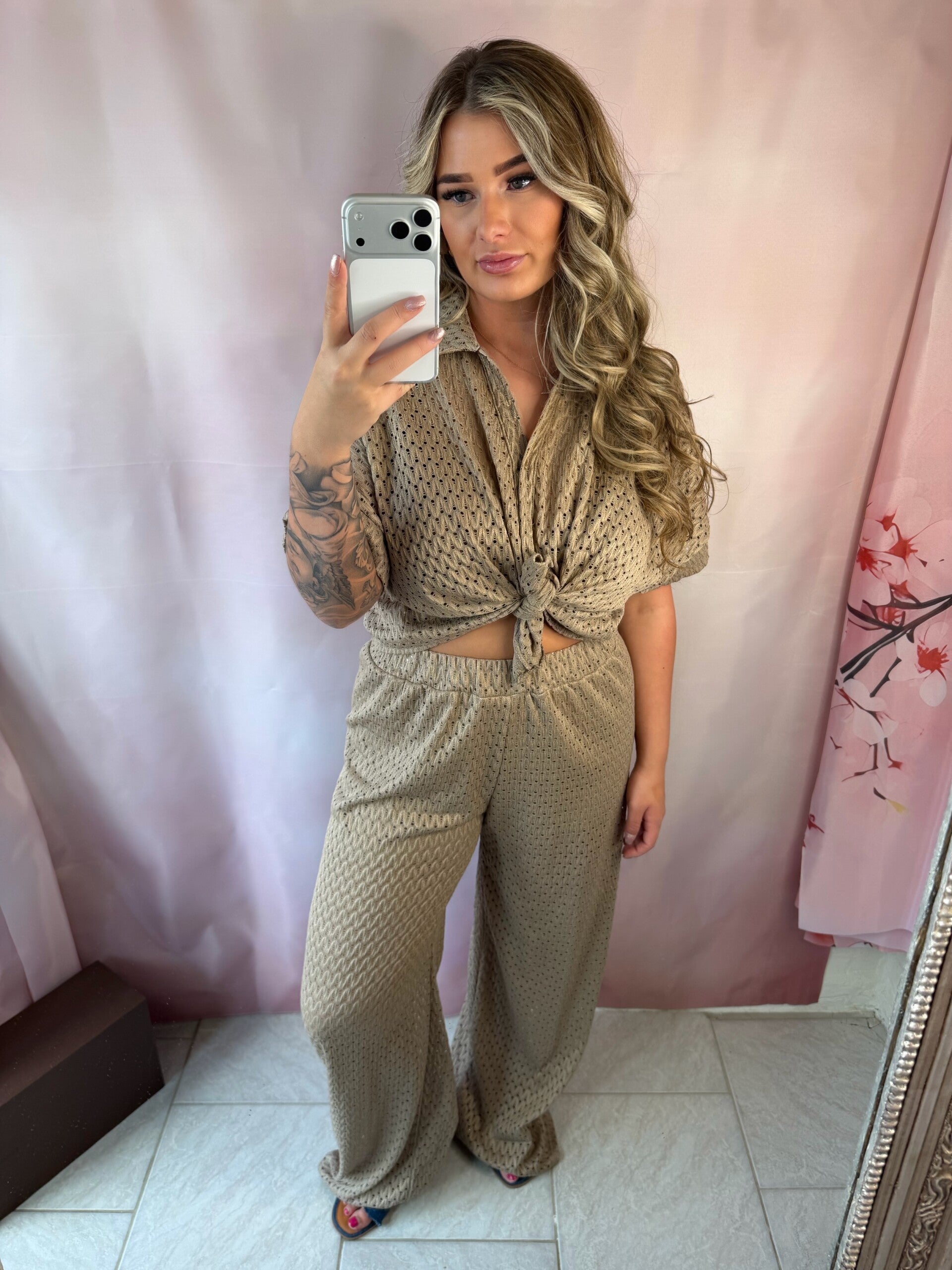 NIKKIE TWO PIECE CAMEL