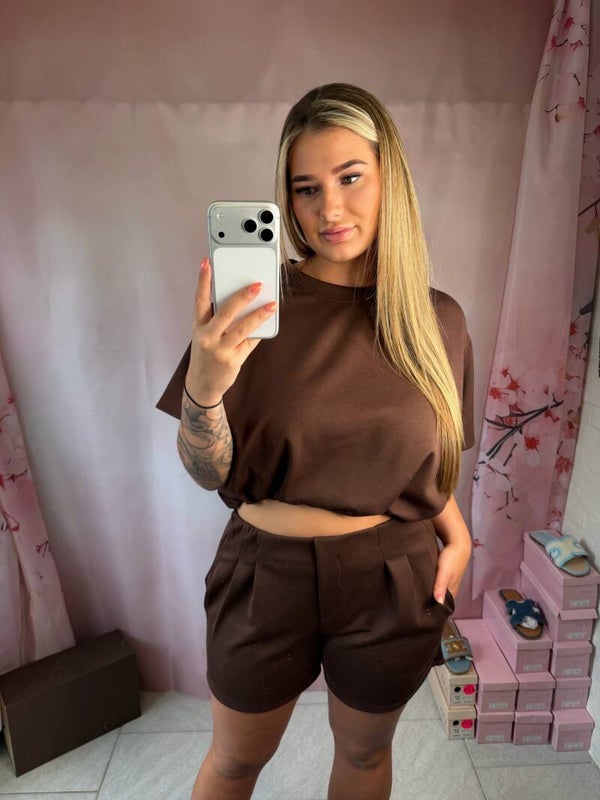 JESSY TWO PIECE BROWN