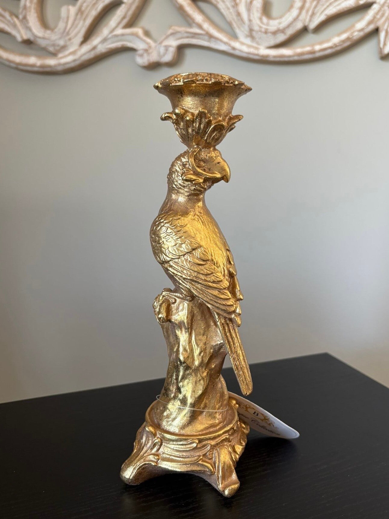Kandelaar Papegaai Goud