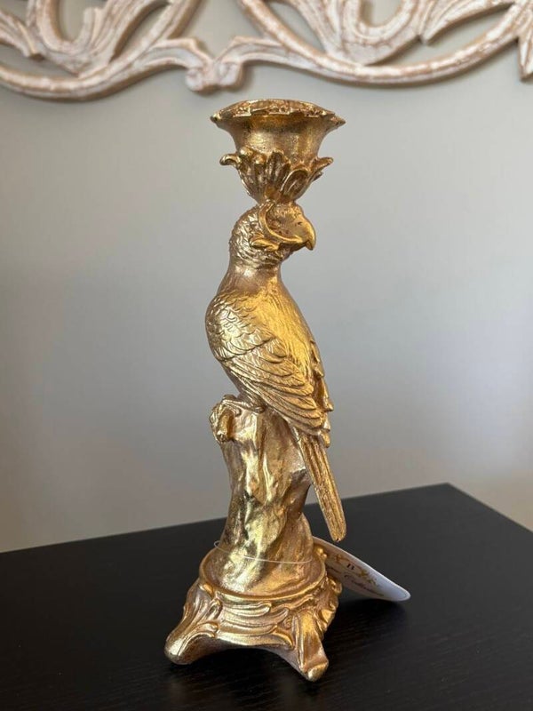 Kandelaar Papegaai Goud