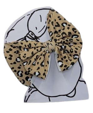 Leopard Headwrap Bow
