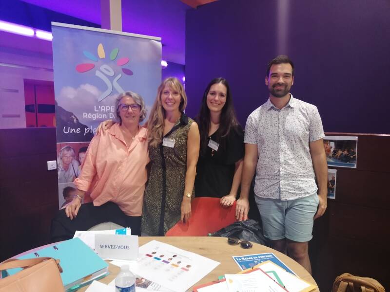 Stand de l'APEI Dieppoise à la journée Réhab N ormande16/06/22