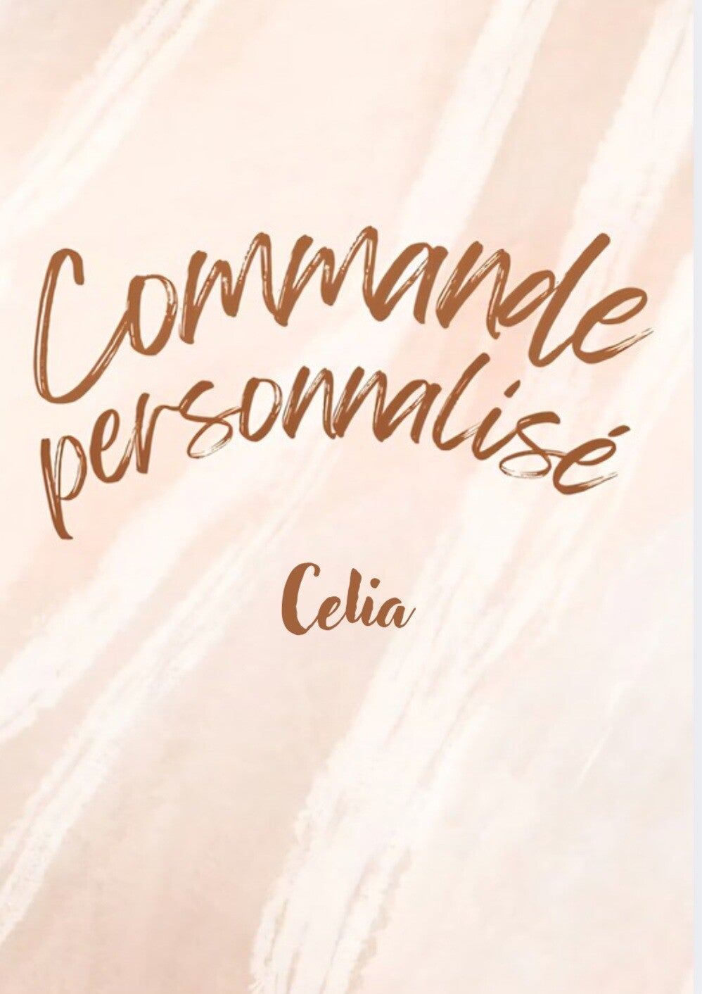 Commande Célia