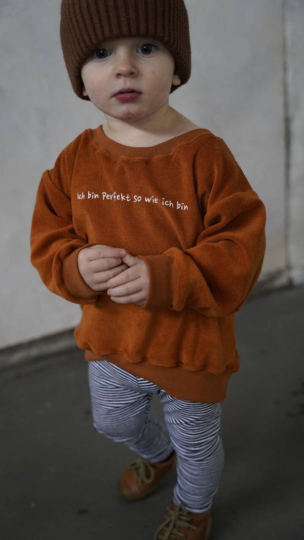 Oversize Sweater Frotte Rost