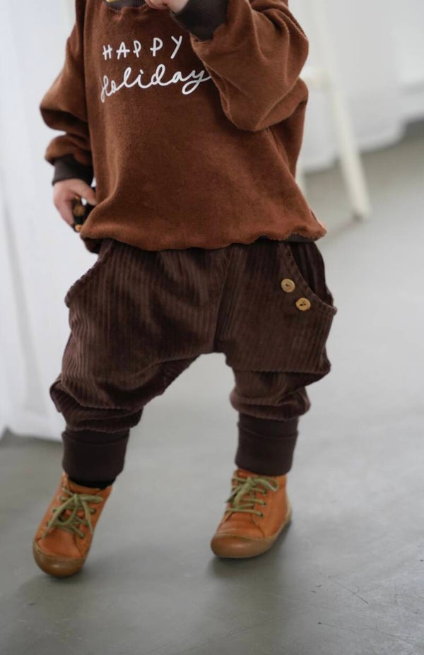Knickerbocker Cord Dunkelbraun