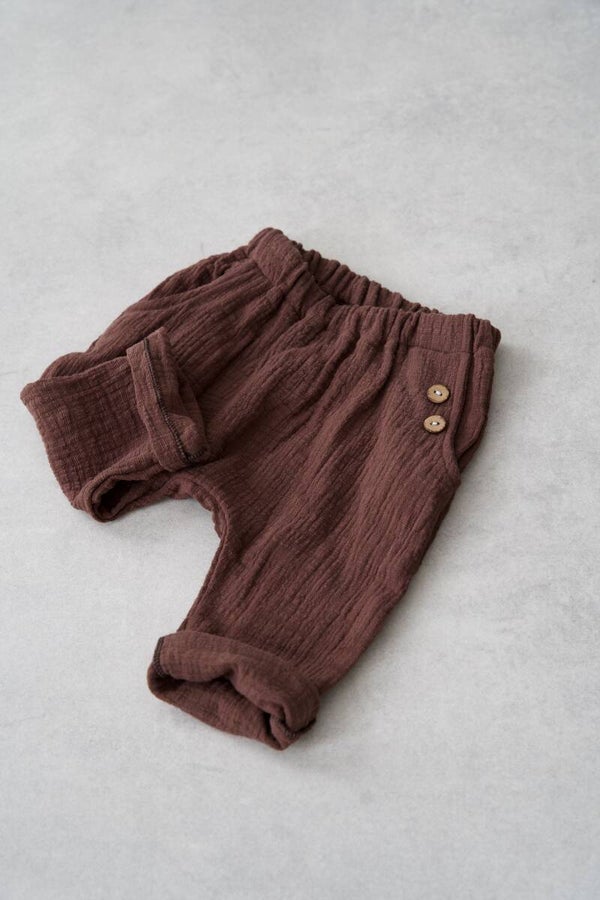 Musselinhose Braun
