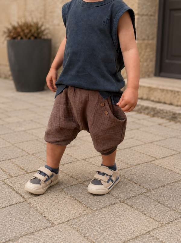 Knickerbocker Musselin Taupe