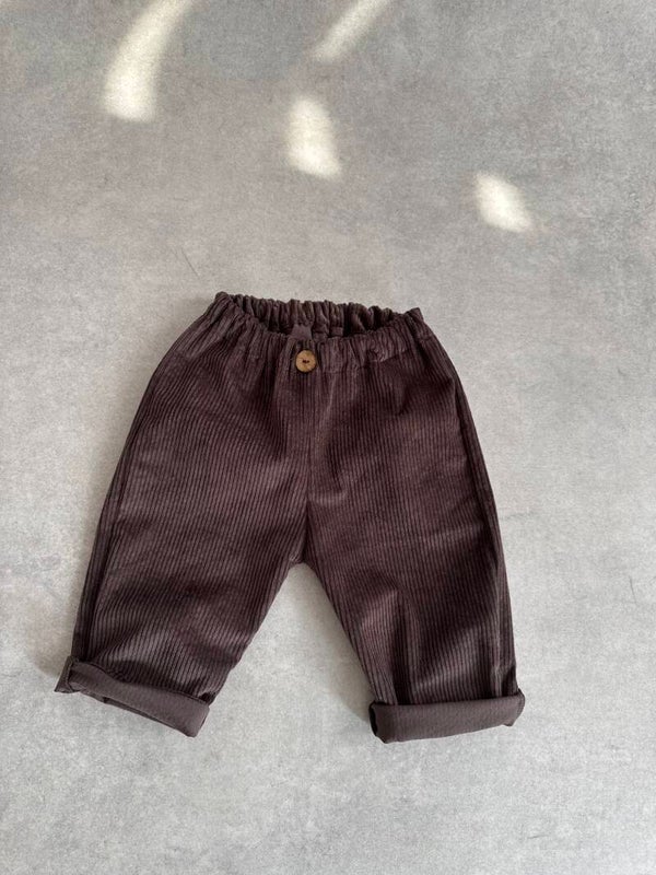 Cord Jogger Dunkelbraun