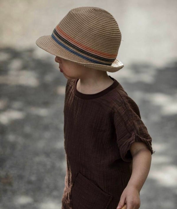Musselinshirt Schokobraun