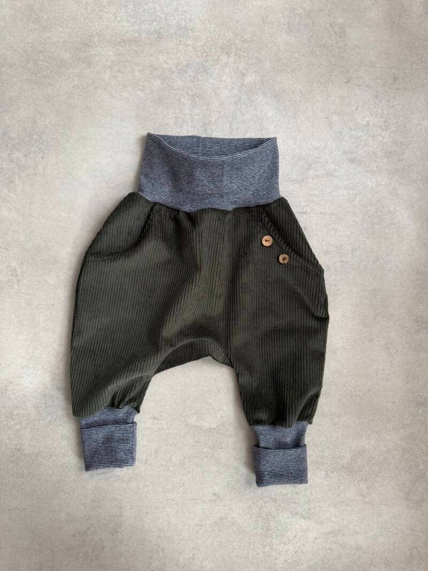 Knickerbocker Cord Waldgrün