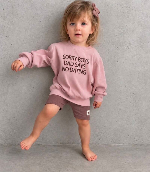 Ripp Sweater Oversize Rosa