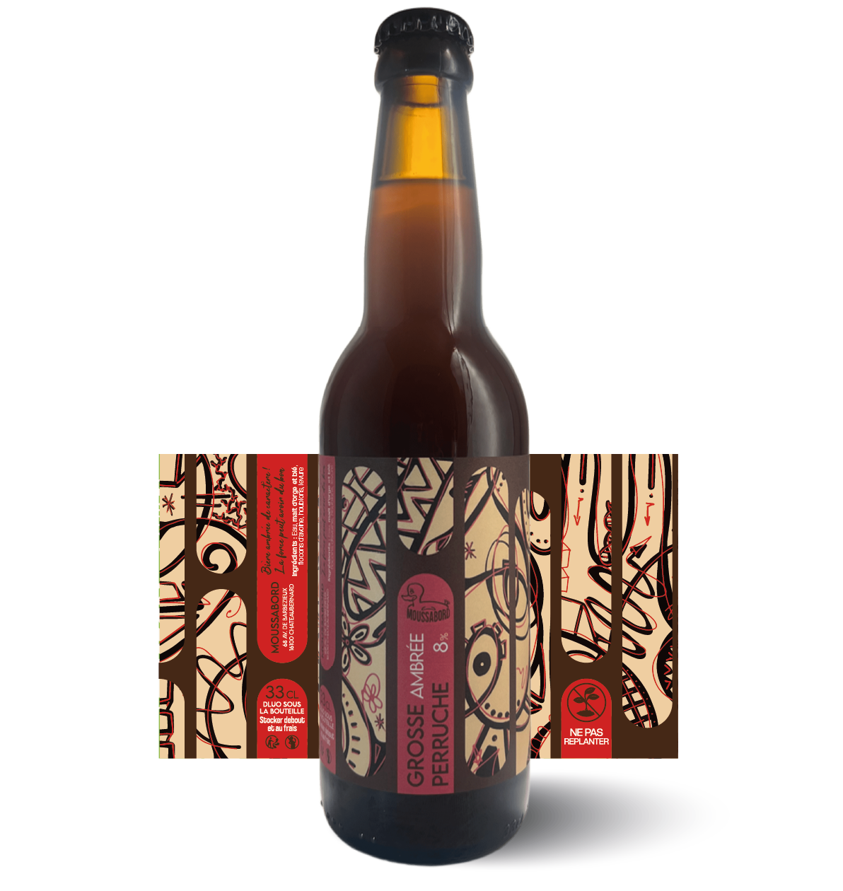 GROSSE PERRUCHE - Ambrée