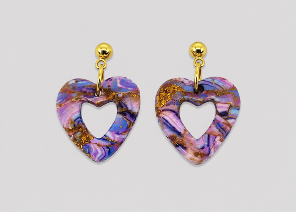 Oorbel A Touch of Gold; Hart