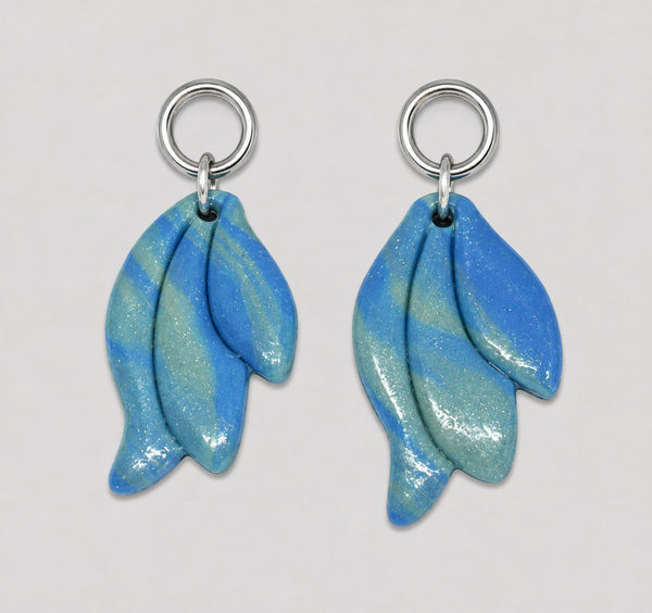 Oorbel Blue Summer; Waaier