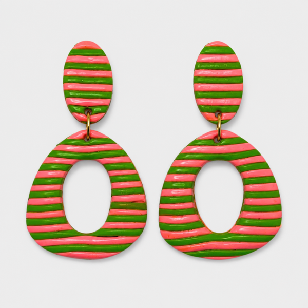 Oorbel Stripes; Boho