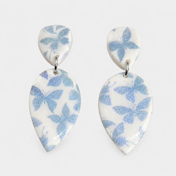 Oorbel Butterfly; druppel