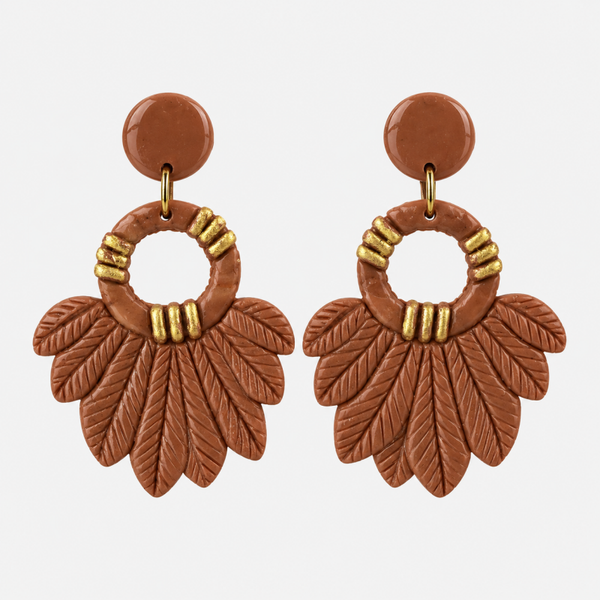 Oorbel Ibiza Leaf