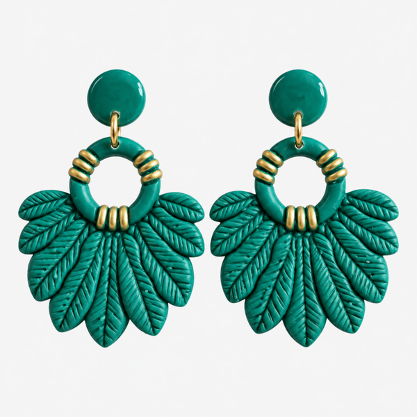 Oorbel Ibiza Leaf