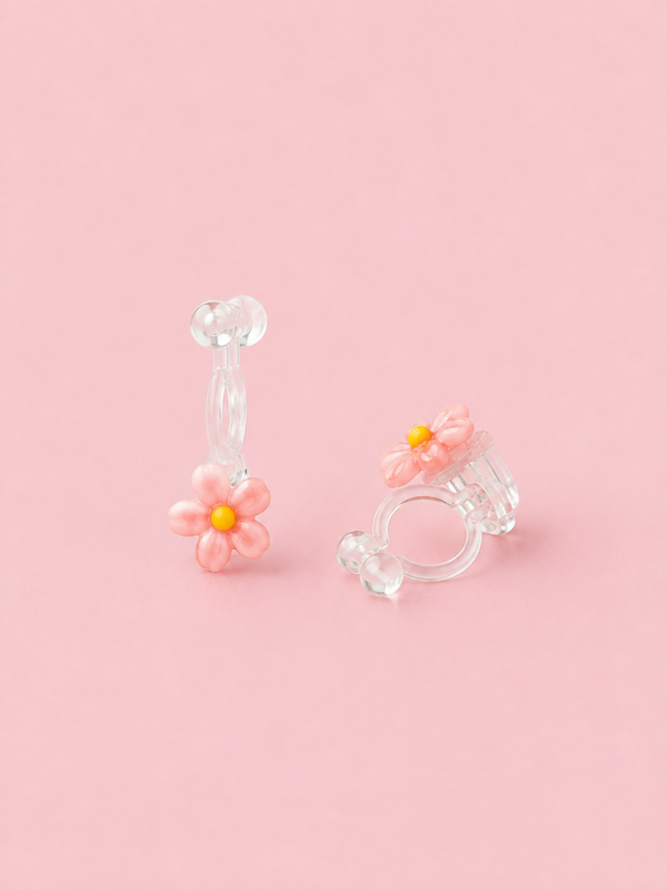 Kinderoorbel bloem – clip-on (zonder gaatjes)
