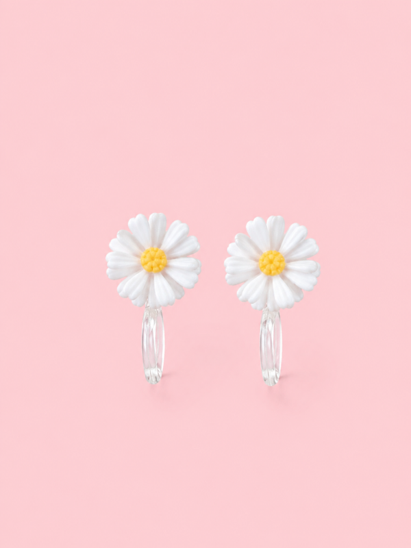 Kinderoorbel bloem – clip-on (zonder gaatjes)