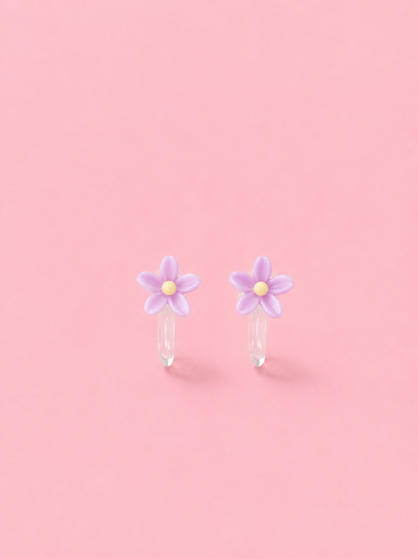 Kinderoorbel bloem – clip-on (zonder gaatjes)
