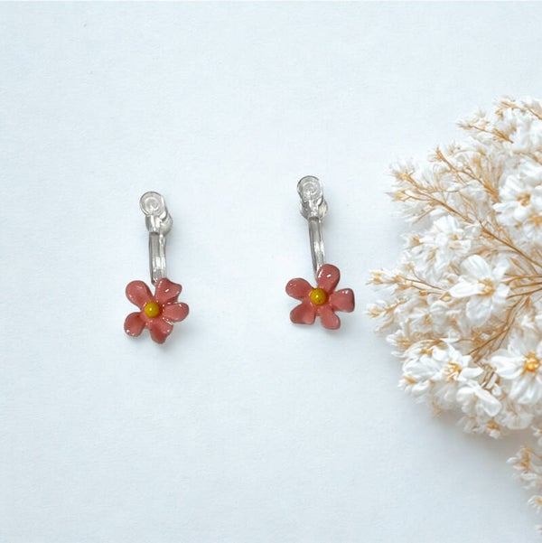 Kinderoorbel bloem – clip-on (zonder gaatjes)