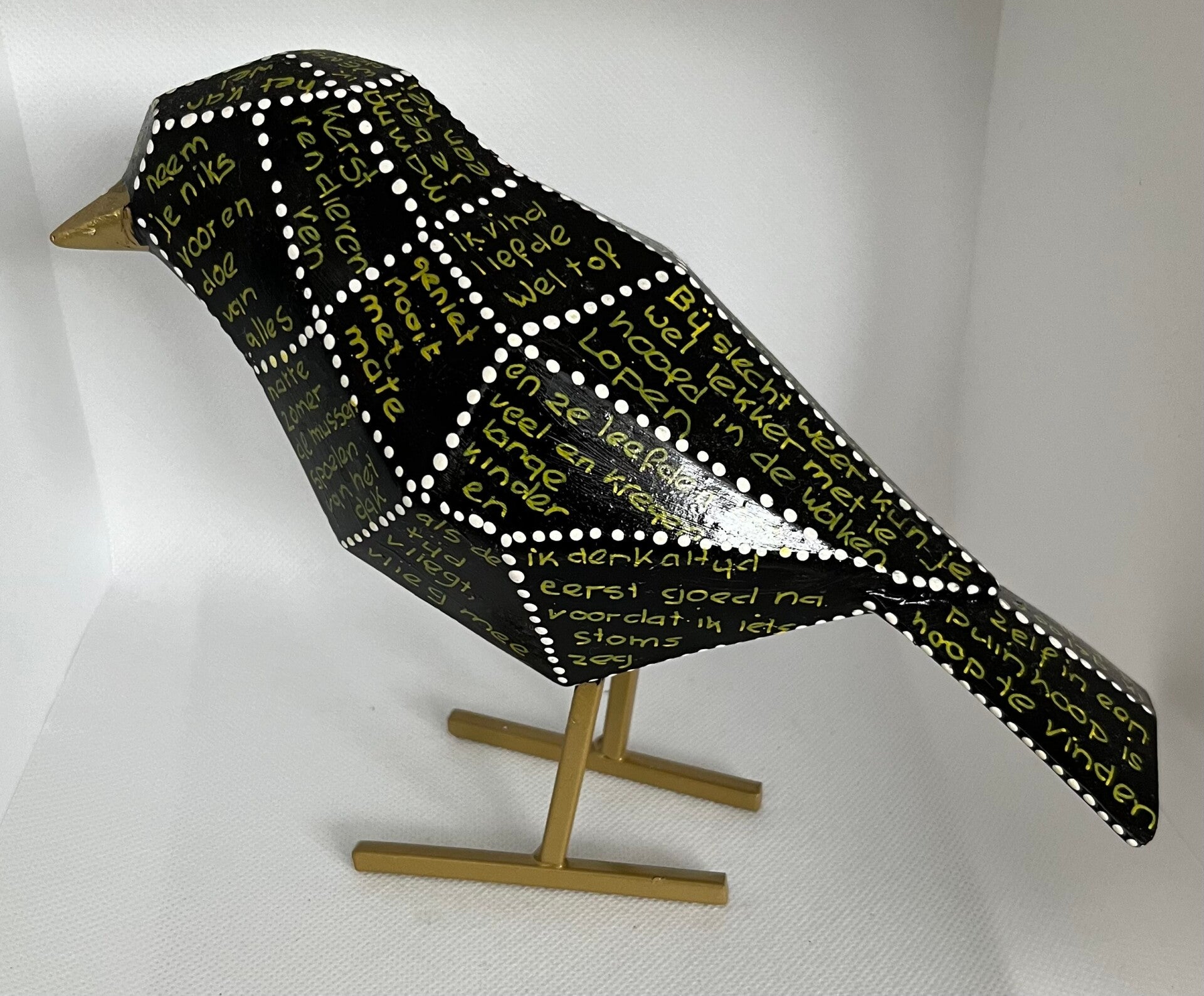 Beschilderde Vogel Groot