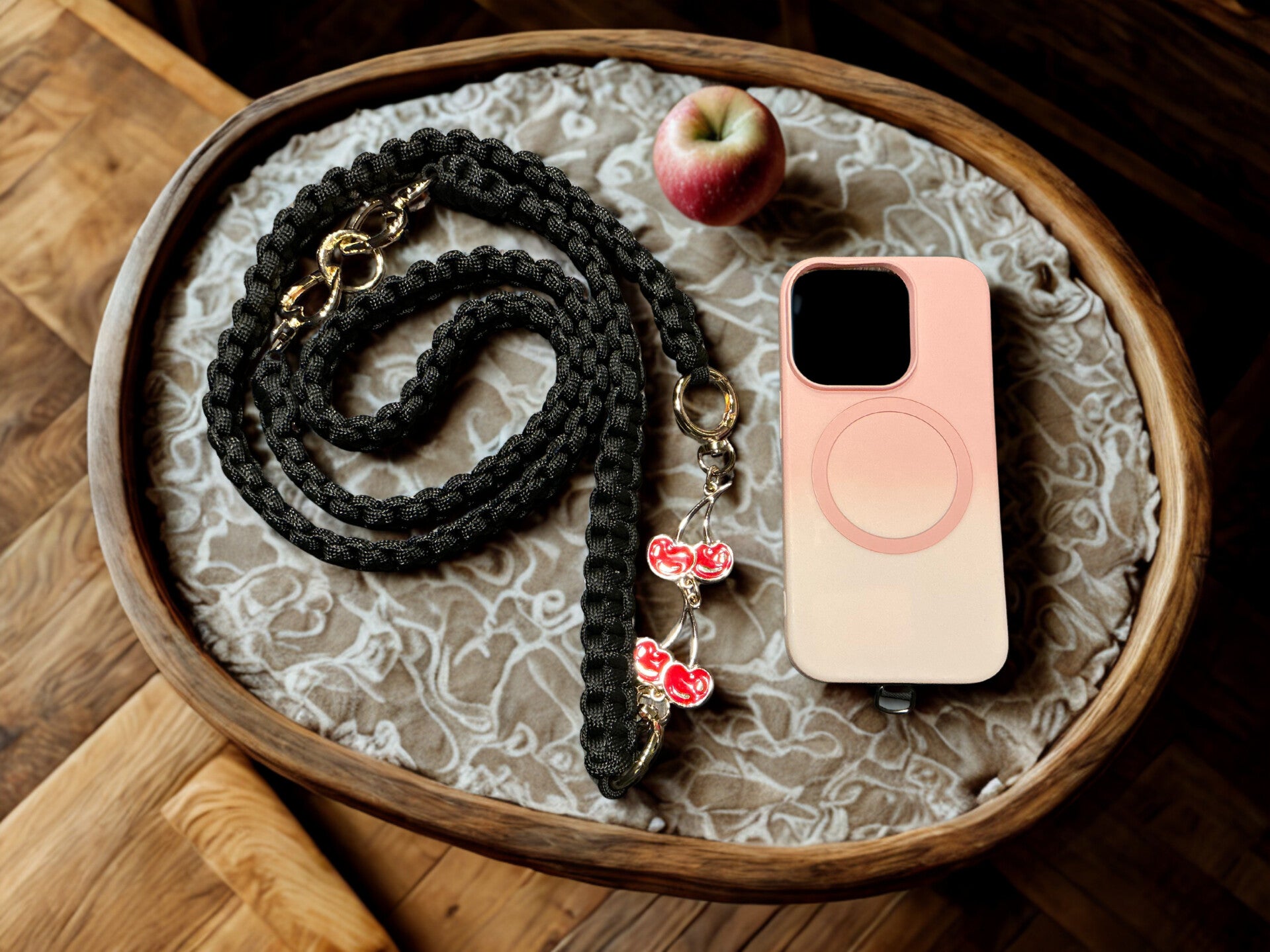 Paracord telefoonkoord crossbody – Luxe & Stijlvol