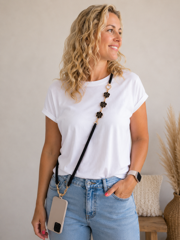 Paracord telefoonkoord crossbody – Luxe & Stijlvol