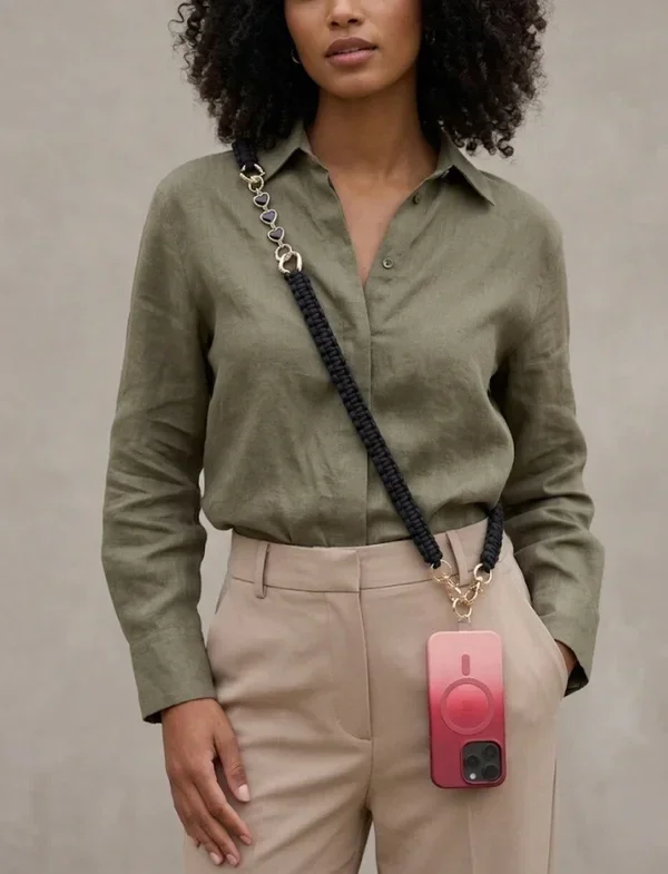 Paracord telefoonkoord crossbody – Luxe & Stijlvol