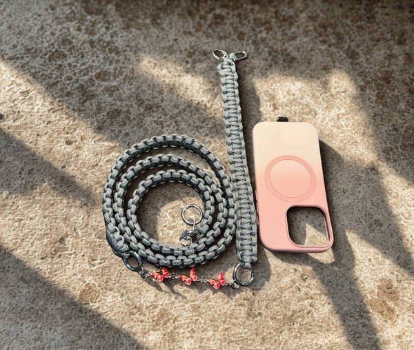 Paracord telefoonkoord crossbody – Luxe & Stijlvol