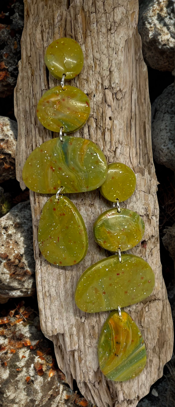 Oorbel Forest;  Geometrische vorm