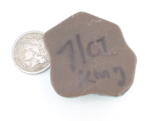 Kingman AZ. Turquoise Freeform nugget cabochon (71 carats)