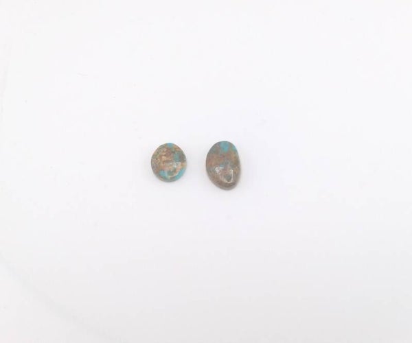 Evans Turquoise Gemstone (2) Natural Cabochon 15 carats