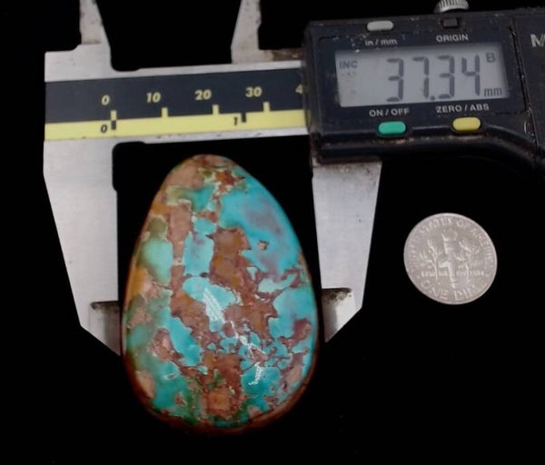 Royston Turquoise Cabochon rare gemstone 200 Carats - Nevada