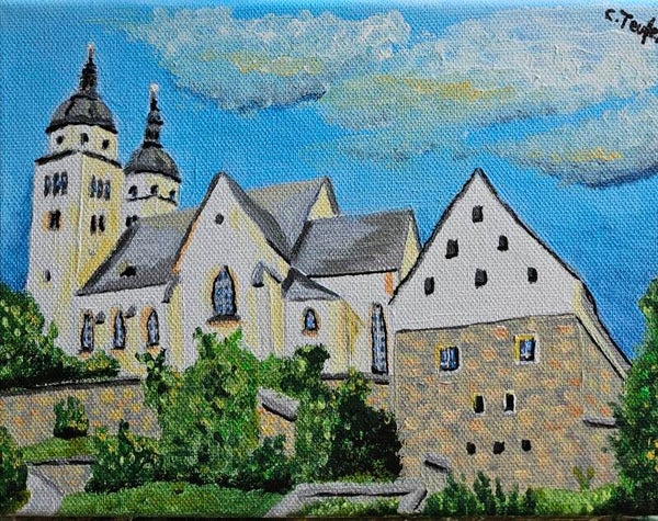 Plauen Blick auf die Johanniskirche