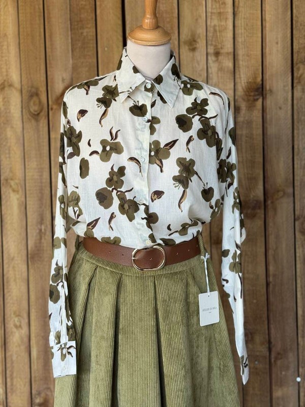 Chemise kaki