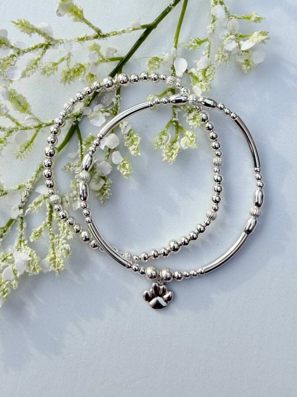 The Double Stacker – Paw Bracelet Set