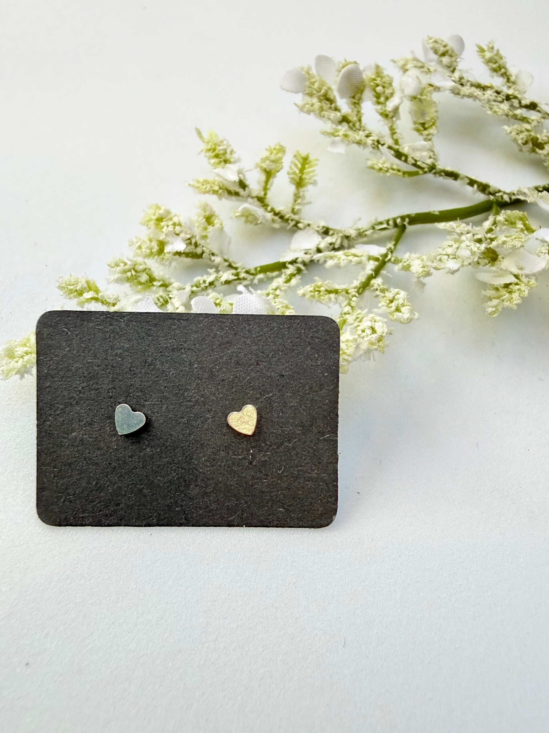 Mini Heart Stud Earrings