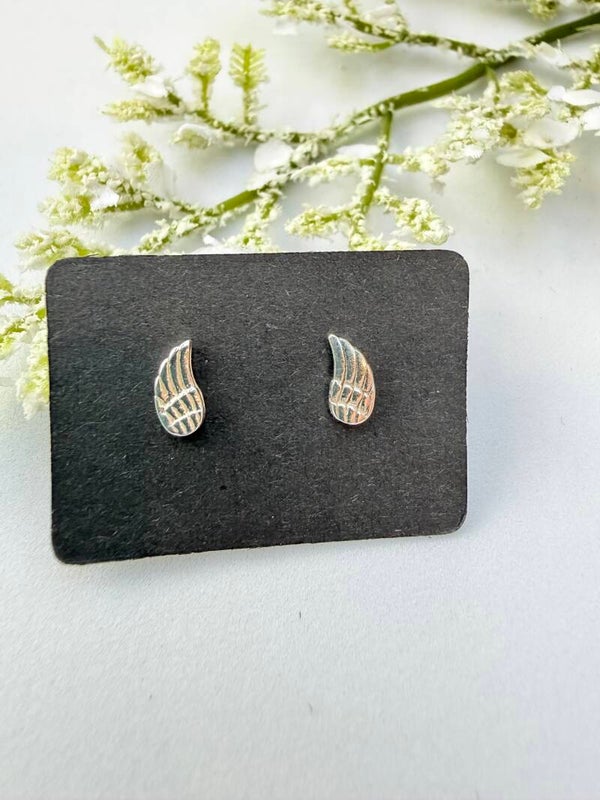 Angel Wing Stud Earrings