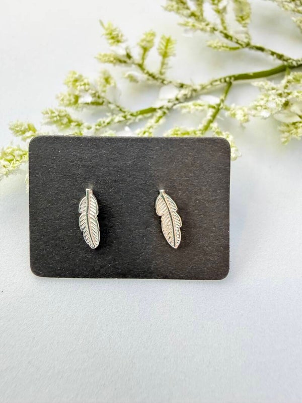 Feather Stud Earrings